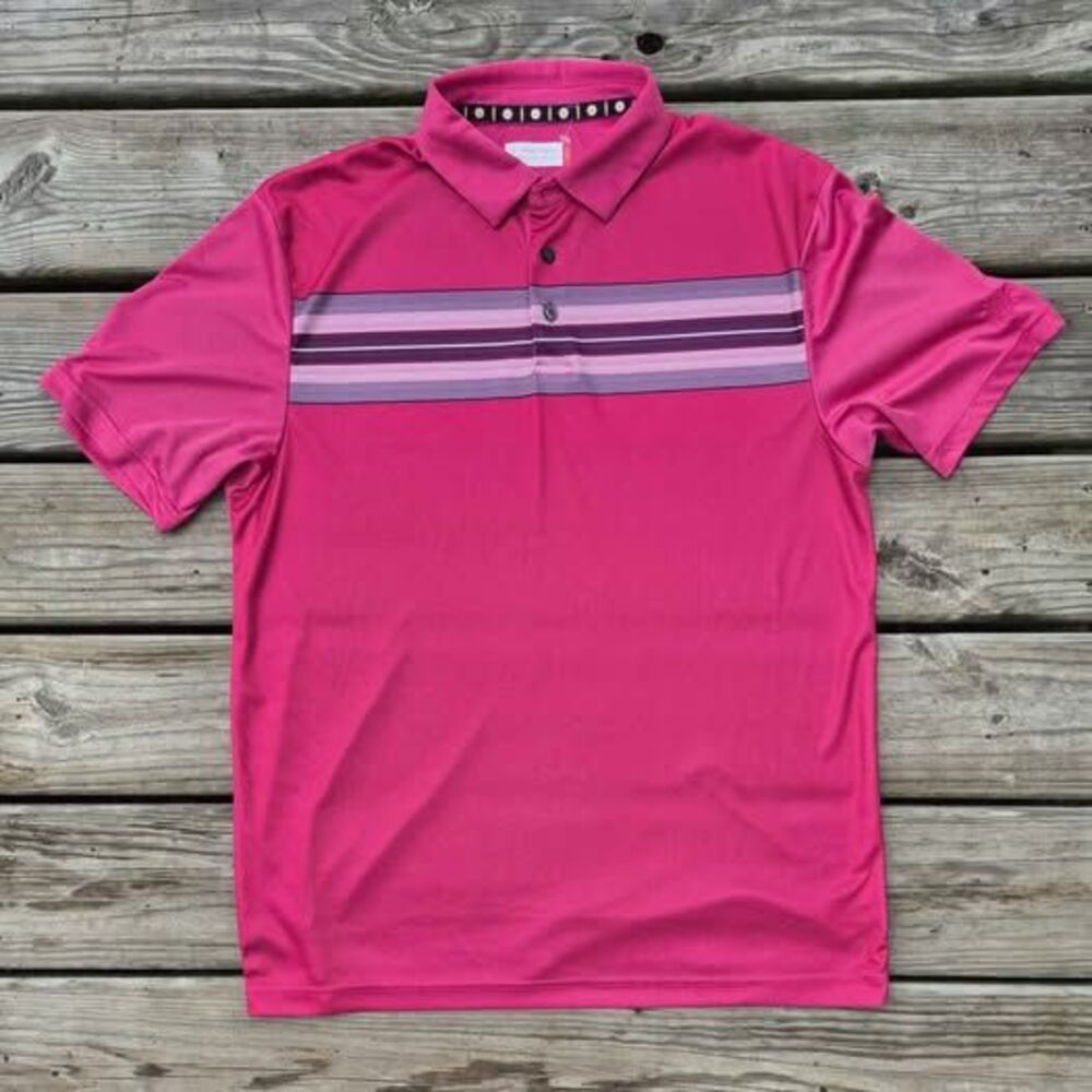 Ben Hogan Men's Performance Pink Golf Polo - Large
